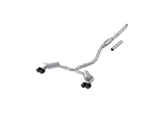 MBRP 2.5in Dual Split Rear Cat-Back Exhaust | Honda Civic / Sport Touring 1.5L (22-24) (S49063CF)