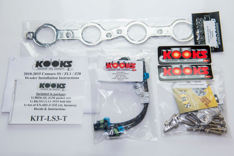 Kooks 1 7/8in x 3in SS LT Headers Catted | Chevy Camaro (10-15) (2250H420)