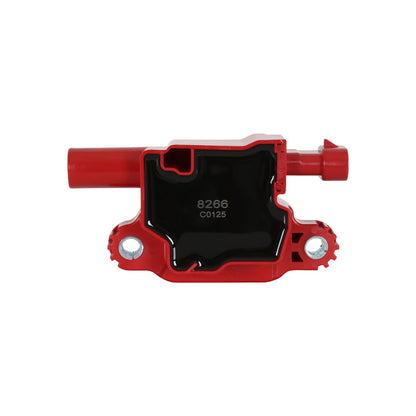 MSD 82668 Ignition Coil Blaster Series, Square, Red, 8-pack