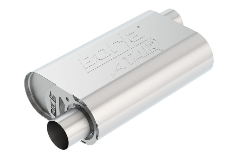 Borla CrateMuffler ATAK | SBC 2.5in Offset/Offset 14x4.35x9in (400774)