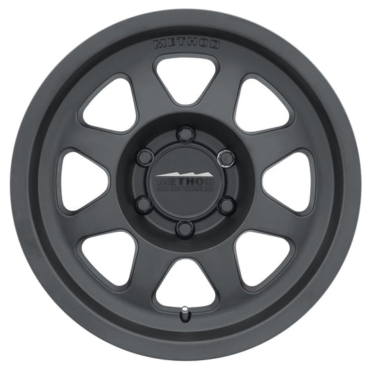 (set of 4) Method MR701 Matte Black | 17x8.5" +0mm | 6x135mm Wheel