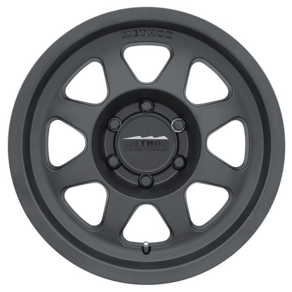 (set of 4) Method MR701 Matte Black | 17x8.5" +0mm | 6x5.5in Wheel