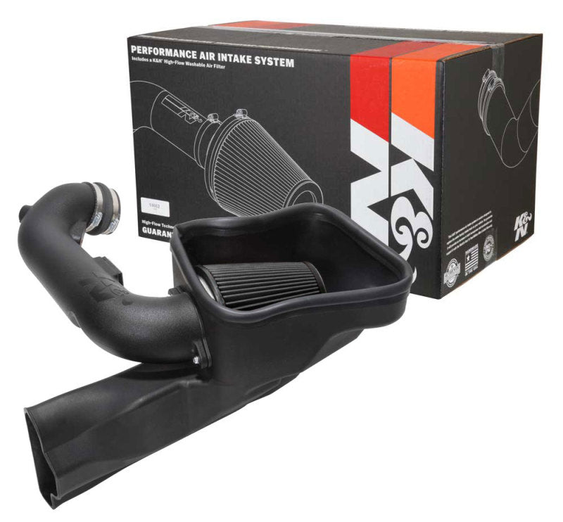K&N 18-23 Ford Mustang GT 5.0L V8 F/I Dryflow Performance Air Intake System | Ford Mustang (18-23) (30-2605)