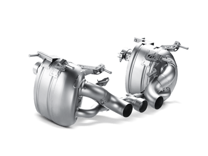 Akrapovic 10-15 Ferrari 458 Italia/458 Spyder Slip-On Line (Titanium) w/ Carbon Tips