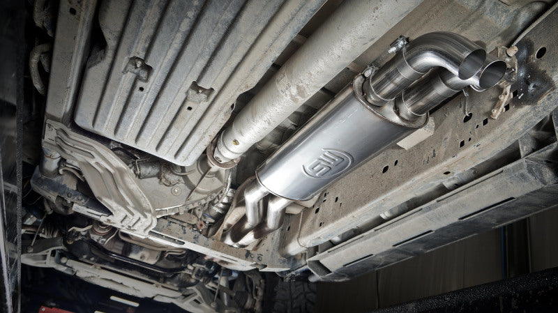 Stainless Works 3in X-Pipe Resonator Dump In Front Of Rear Axle | Ford F-150 Raptor (11-14) (FTR10CBDP)