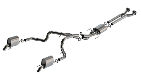 Borla 2.75in S-Type Turndown Tip Catback Exhaust | Jeep Grand Wagoneer (23-24) (140976)