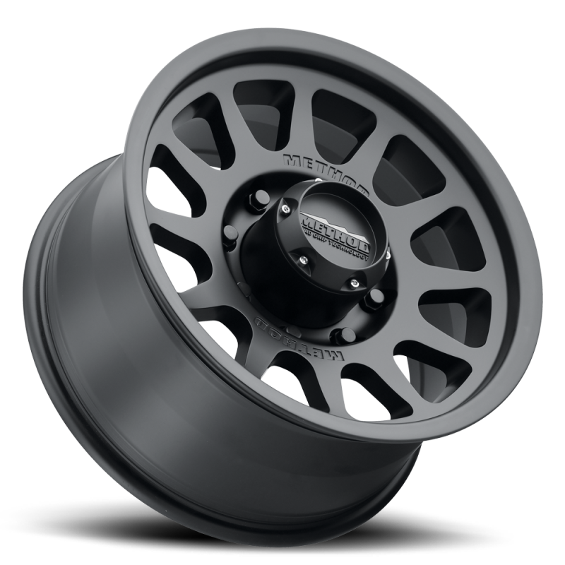 (set of 4) Method MR703 Matte Black | 17x8.5" +0mm | 8x170mm Wheel