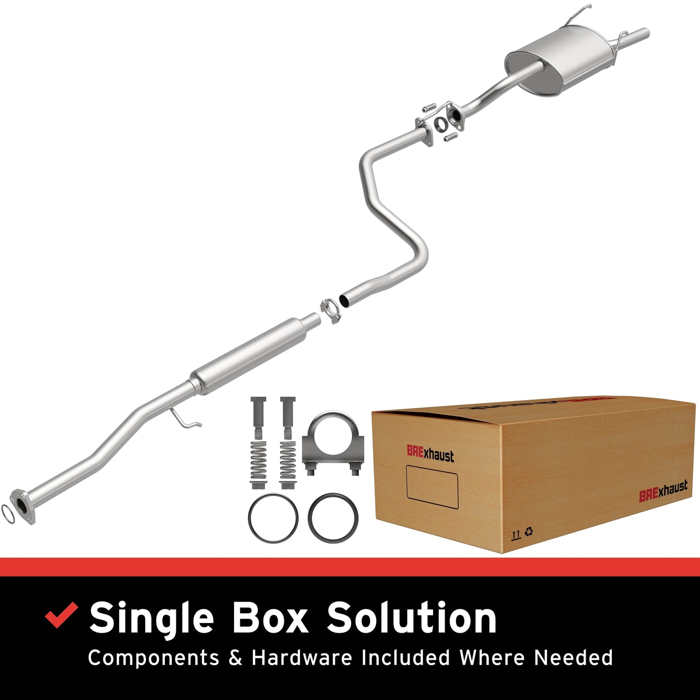 BRExhaust Direct-Fit Replacement Exhaust System 106-0139