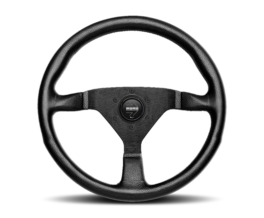 MOMO Montecarlo 320mm Black Leather Steering Wheel (MCL32BK)