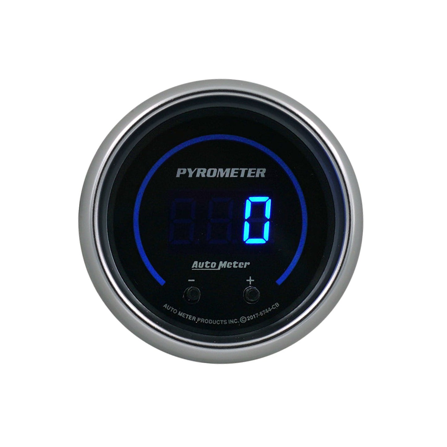 AutoMeter 52.4mm Black Two Channel 0-2000 Degree Pyrometer (EGT) Cobalt Elite Digital Gauge (6744-CB)