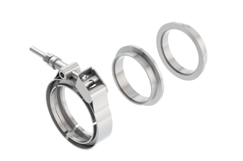 Borla SS 2.25in V-Band Clamp w/ Flanges | Universal (18007)