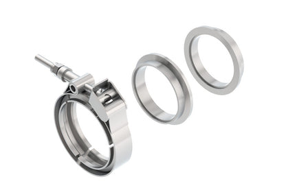 Borla SS 2.25in V-Band Clamp w/ Flanges | Universal (18007)