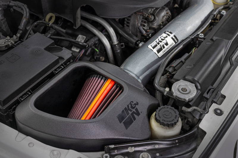 K&N 70-1566 Aluminum Cold Air Intake For Jeep Wrangler 12-18