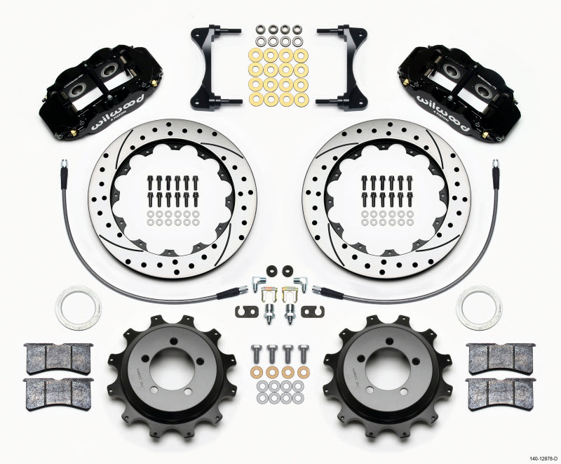 Wilwood Narrow Superlite 4R Rear Kit | Subaru WRX (99-05) / Impreza (99-07) (140-12878-D)