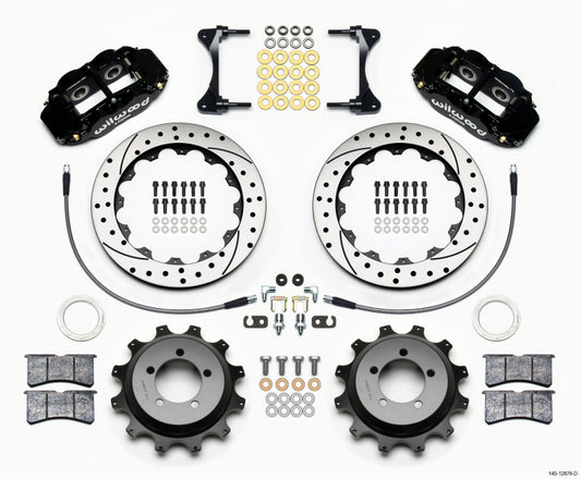 Wilwood Narrow Superlite 4R Rear Kit | Subaru WRX (99-05) / Impreza (99-07) (140-12878-D)