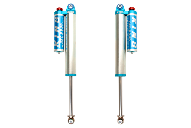 King Shocks 2.5 Performance Front & Rear Reservoir Adjustable Shocks Set - 2011-2026 GMC Sierra 3500 HD 4WD