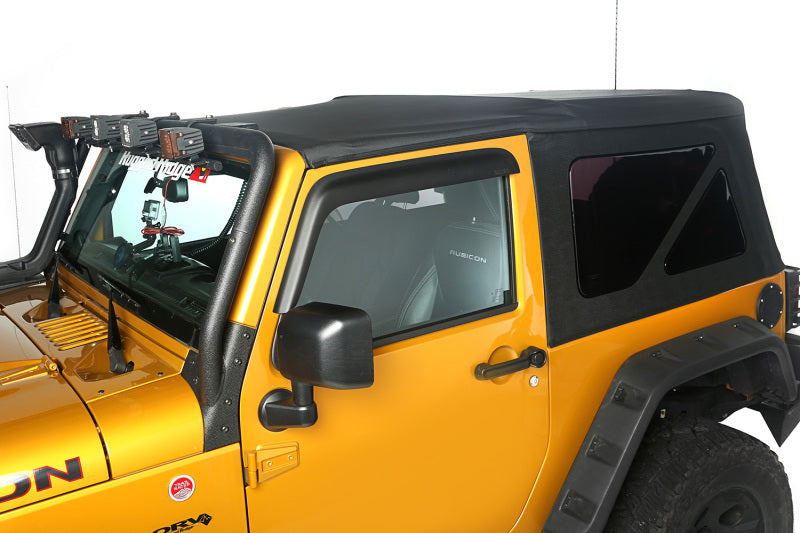 Rugged Ridge 13737.01 Sailcloth Soft Top Black Diamond for 2010-18 Jeep JK