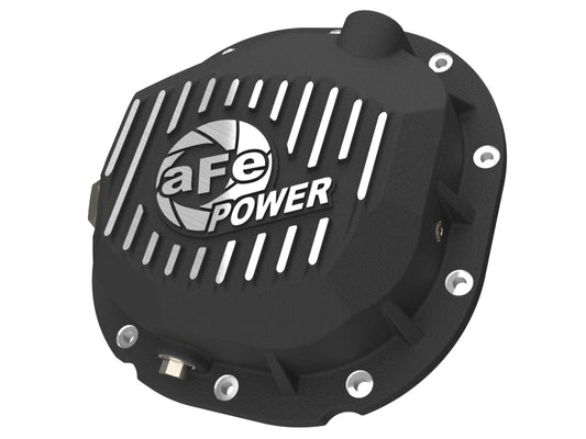 aFe 4671410B Rear Diff Cover Black Machined Fins For Ford F-150