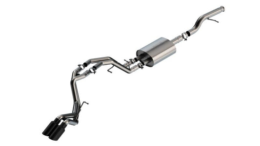 Borla 2/4WD Black Chrome S-Type Cat-Back Exhaust | Chevrolet Tahoe 5.3L V8 (21-22) (140855BC)