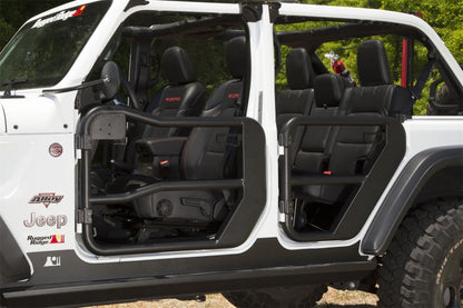 Rugged Ridge 11509.13 Fortis Front Tube Doors for 2018-2024 Jeep JL/JT (4WD)