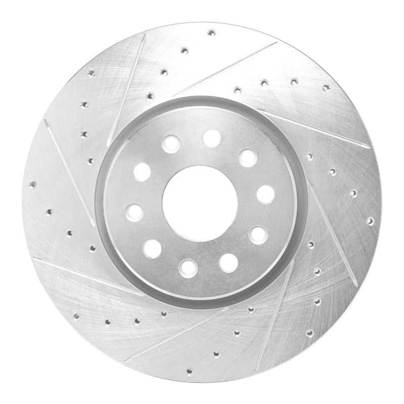 DFC D&S Silver Brake Rotor (FRONT LEFT): Dodge Charger (21-25)