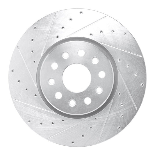 DFC D&S Silver Brake Rotor (FRONT LEFT): Dodge Charger (21-25)