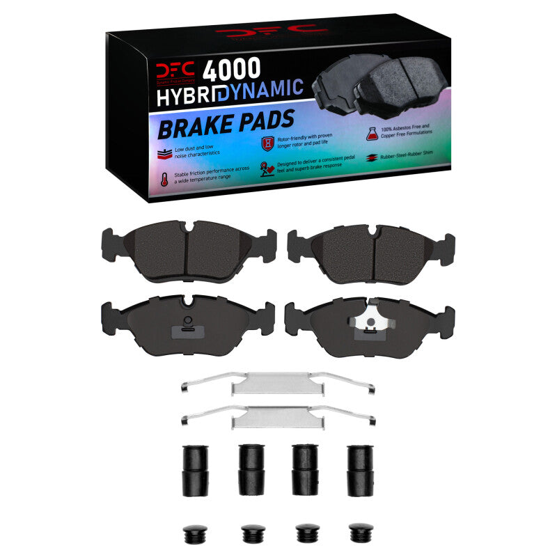 DFC 82-91 BMW M3 Front Brake Pads & Hardware Kit | E30 (4000-0253-01)