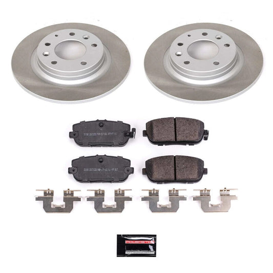PowerStop 06-15 Mazda MX-5 Miata Rear Semi-Coated Rotor Kit (SC2451)