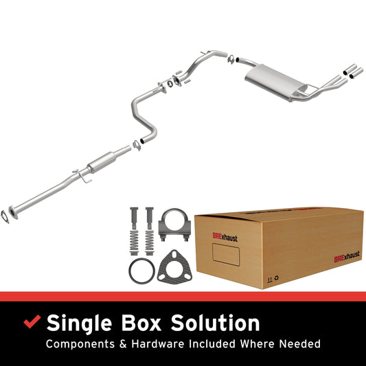 BRExhaust 1988-1991 Honda CRX 1.6L Direct-Fit Replacement Exhaust System