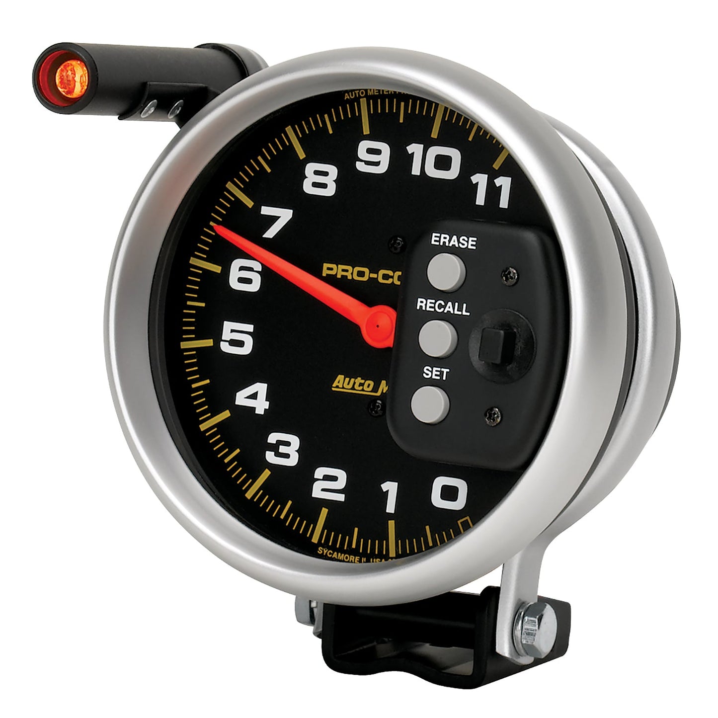AutoMeter 5 inch 11000 RPM Single Range w/ Pro-Comp 2 and Memory Tachometer (6857)