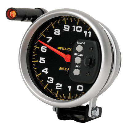 AutoMeter 5 inch 11000 RPM Single Range w/ Pro-Comp 2 and Memory Tachometer (6857)