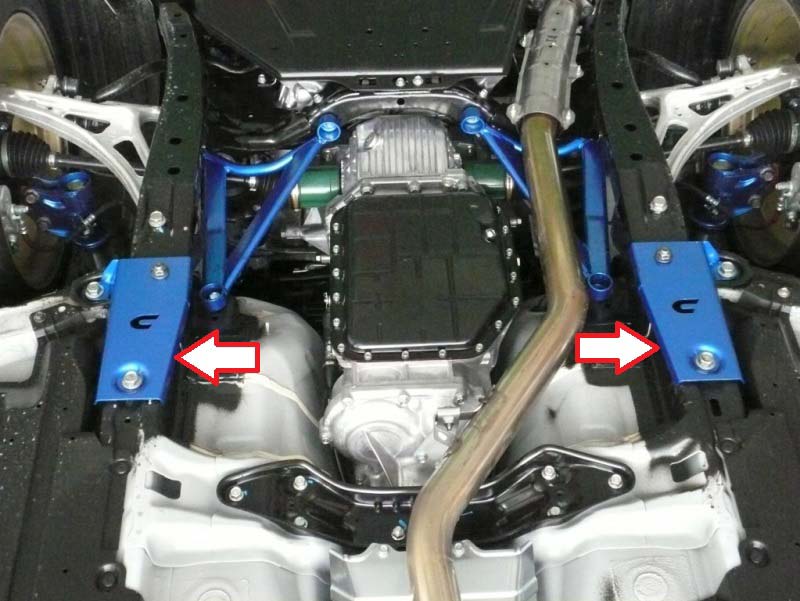 Cusco Power Brace Front Member End | Subaru Legacy B4 (BM9/BMG) (687 492 FM)