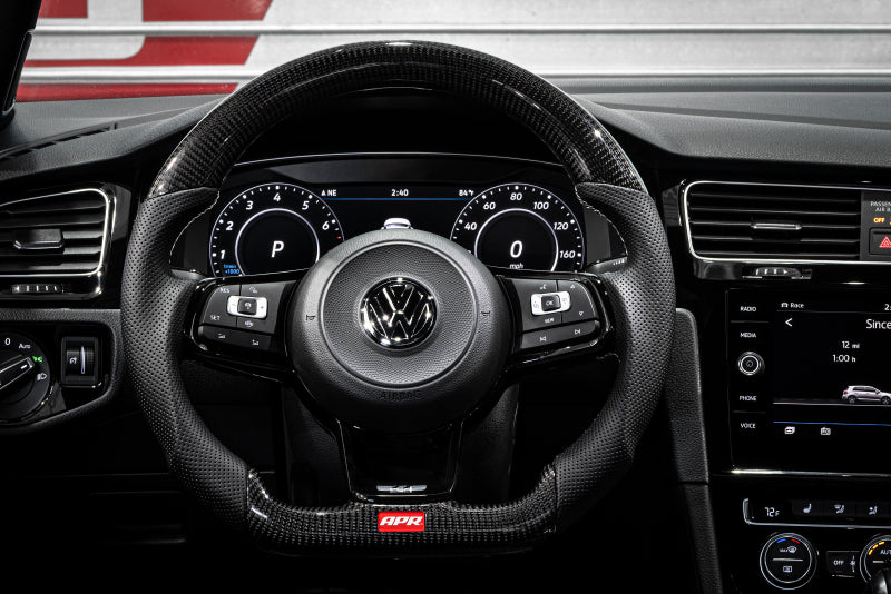 APR Steering Wheel Silver Stitching Paddle | Volkswagen Golf R (15-19) (MS100202)