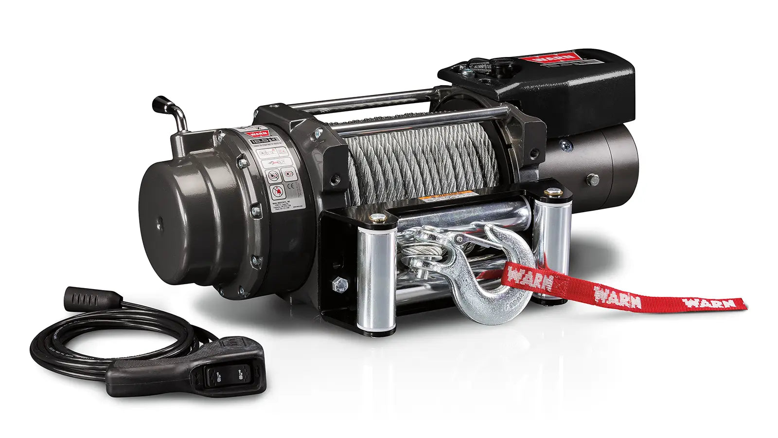 WARN 68801 16.5ti 16500 lb Winch 90' 7/16 Steel Cable Rope Heavy Series