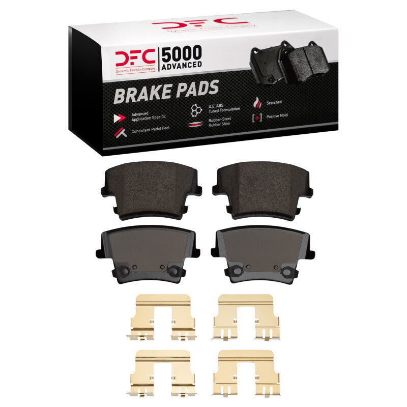 DFC Rear Advanced Ceramic Brake Pads and Hardware Kit: Chrysler 300 (05-23)