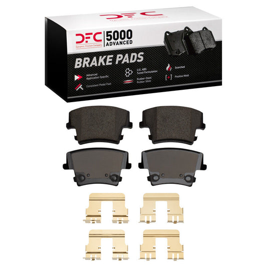 DFC Rear Advanced Ceramic Brake Pads and Hardware Kit: Chrysler 300 (05-23)