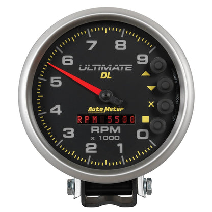 AutoMeter 5 inch Ultimate DL Playback Tachometer 9000 RPM - Black (6896)