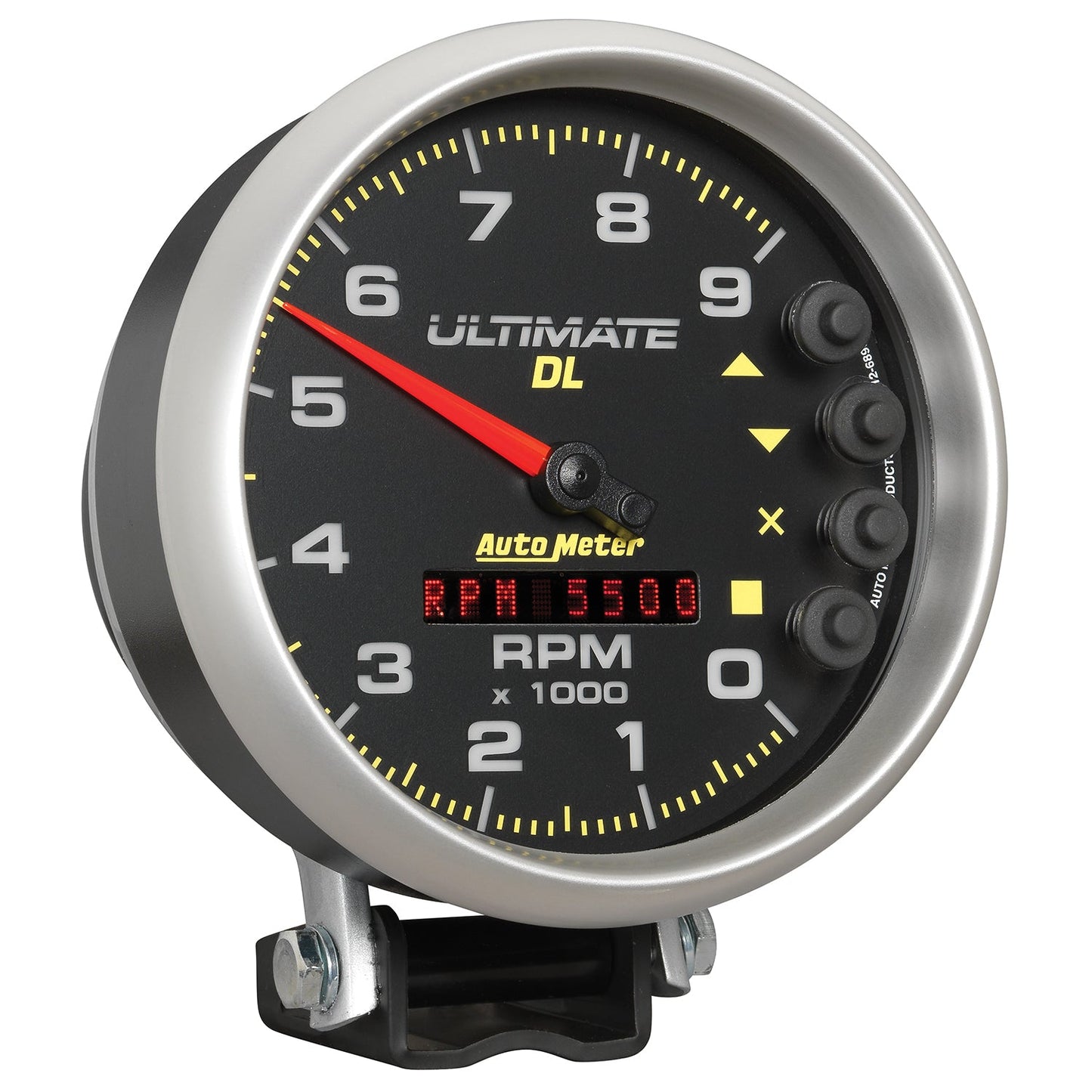 AutoMeter 5 inch Ultimate DL Playback Tachometer 9000 RPM - Black (6896)