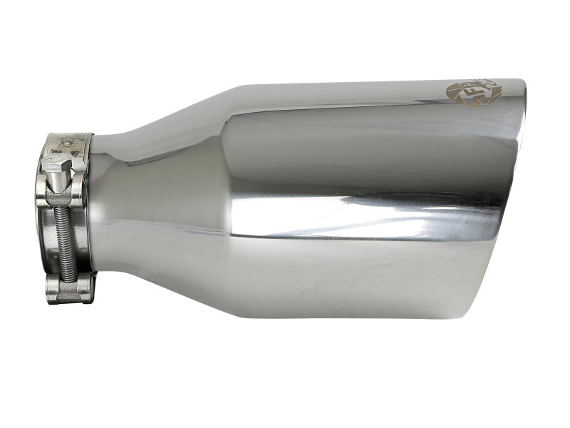 aFe MACH Force-Xp Universal Exhaust Tip 2-1/2 IN Inlet x 4-1/2 IN Outlet x 9 IN L
