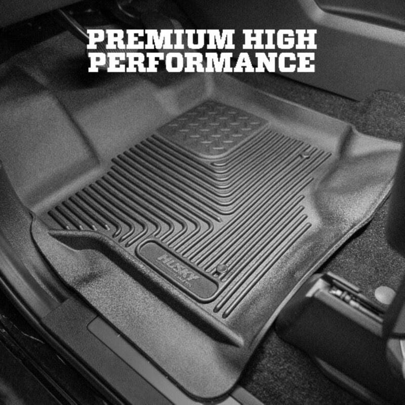 Husky Liners 15-23 Ford F-150 SuperCrew Cab X-Act Contour Front & 2nd Row Seat Floor Liners - Black