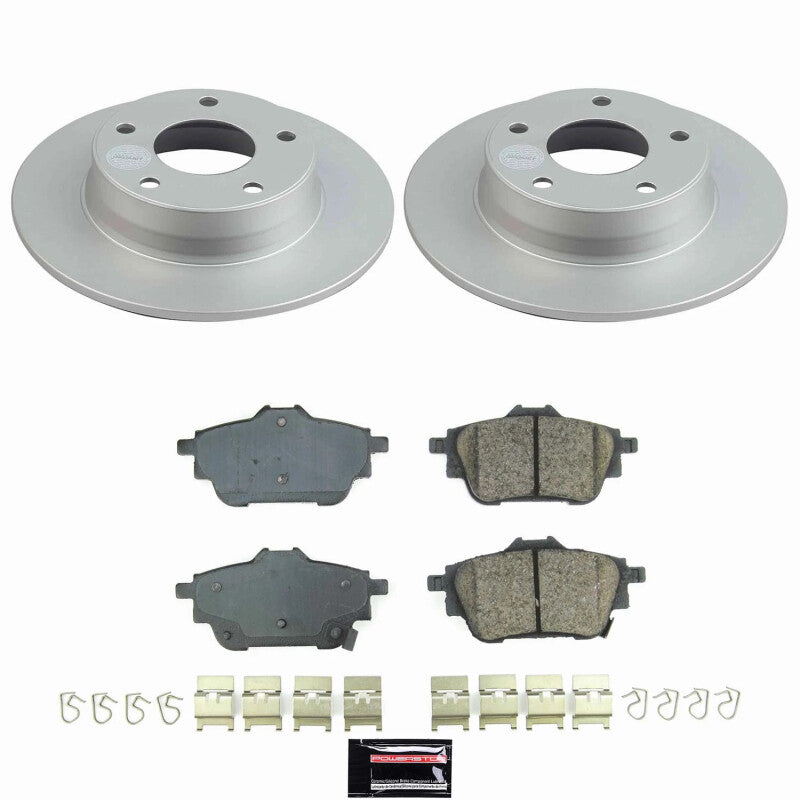 PowerStop 20-25 Nissan Sentra Rear Z17 Coated Brake Kit (CRK9217)