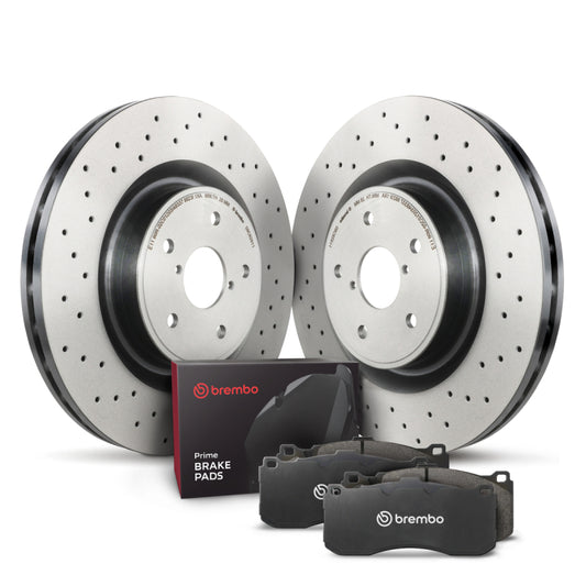 Brembo KT04522 Front Disc Brake Kit for 2016-22 Mercedes‑Benz C43 / CLS450