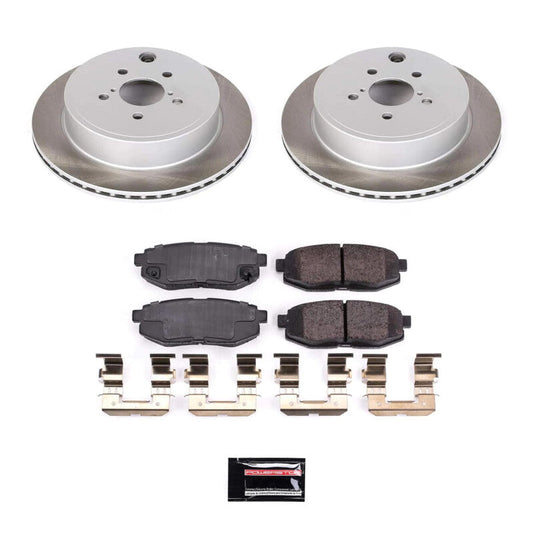 PowerStop Rear Semi-Coated Rotor Kit | 2022–2023 Toyota GR86 (SC5883)
