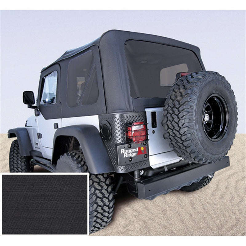 Rugged Ridge 13760.35 Montana Soft Top Black Diamond for 1997-06 Jeep TJ