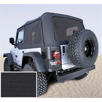 Rugged Ridge 13760.35 Montana Soft Top Black Diamond for 1997-06 Jeep TJ