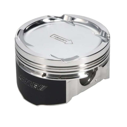 Manley 08+ Mitsubishi Evo X (4B11T) 94mm Stroker 86.5mm +0.5mm Bore 9.0:1 Dish Piston Set with Rings