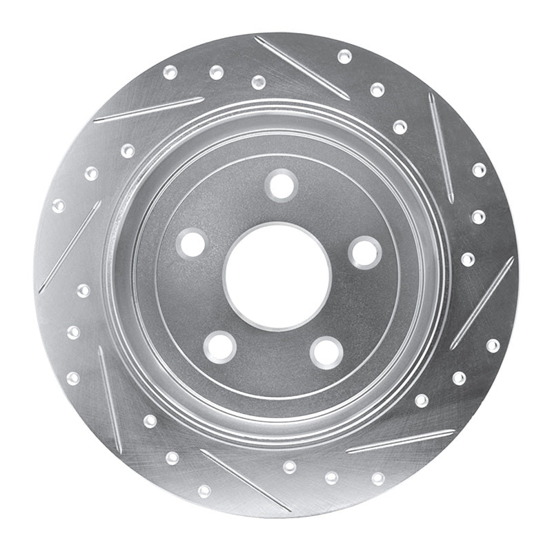 DFC D&S Silver Brake Rotor (REAR LEFT): Jeep Wrangler (07-18)