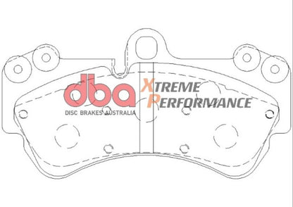 DBA Front Xtreme Performance Brake Pads | Porsche Cayenne S (03-08) (DB1676XP)