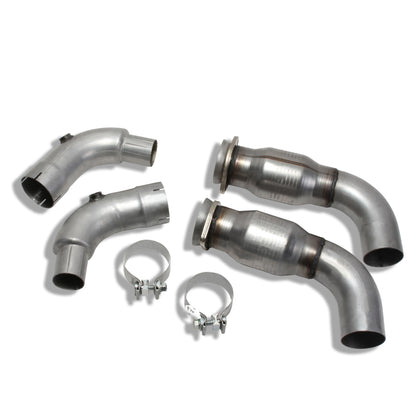 BBK 3in Short Mid Pipe w/Cats | Ford Mustang 15-23 (1816)