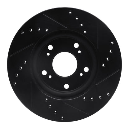 R1 ECB-59034L Drilled & Slotted Front Brake Rotor | Acura ILX 03-17 (ECB-59034L)